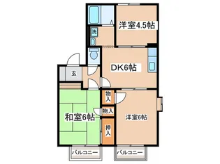 サト-ハイム【1階】の間取り