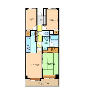 フォレスター新百合ヶ丘【4階】の間取り