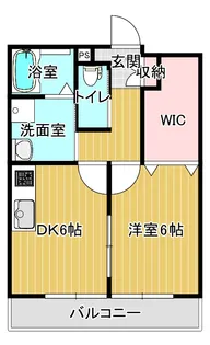 カルディア浜口【3階】の間取り