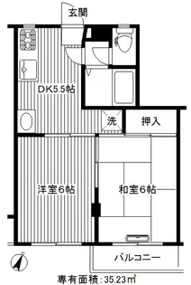 アーバンハイム大森【3階】の間取り