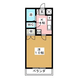 スコラハウスS【1階】の間取り