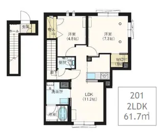 FAMILIA【2階】の間取り