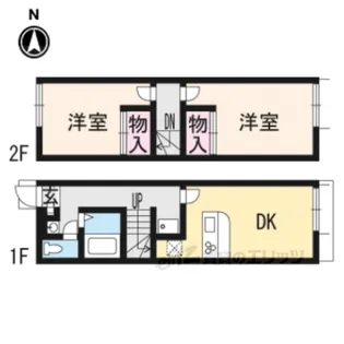 レオパレスいわき【1階】の間取り