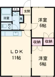 グレースヒル【1階】の間取り
