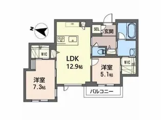 Granria西公園【3階】の間取り