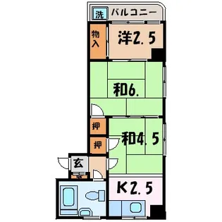 町田ファミール【2階】の間取り