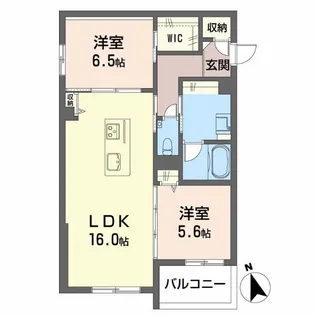 (新築)フィリア刈谷【2階】の間取り