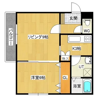 ジョージラピュタ【1階】の間取り