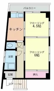 ネオステーションプラザ反町【4階】の間取り