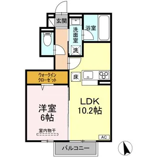 Sun・Coast【1階】の間取り
