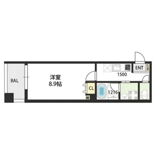 レクラン深江南【5階】の間取り