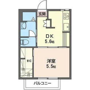 メゾン中松【2階】の間取り