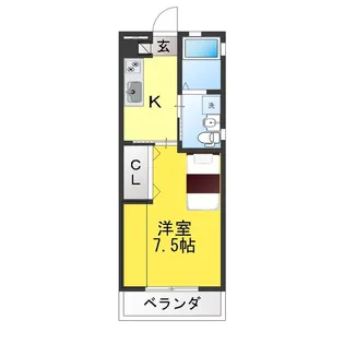 ラフィーネ【2階】の間取り