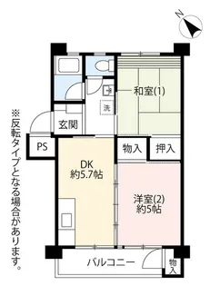 UR神代【3階】の間取り