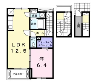 エクセルゲート【3階】の間取り