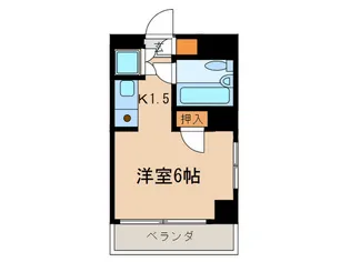 インペリアル京王多摩川フラット【5階】の間取り