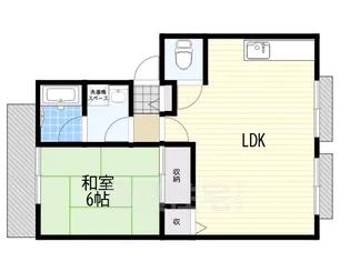 サンハイツ千原2【2階】の間取り
