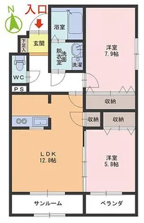 タクミ【2階】の間取り