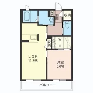 パステル湘南【1階】の間取り