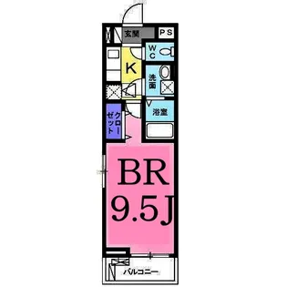 カーサ デ クラシオン【1階】の間取り