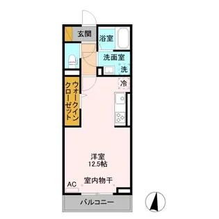 レフィナード C【3階】の間取り
