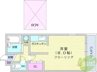 レジデンス花壇センチュリー【1階】の間取り
