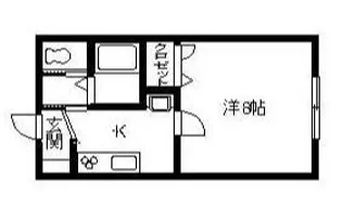 プラージュ【1階】の間取り
