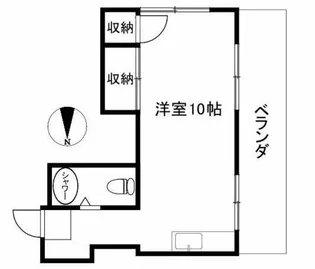 東十条駅前マンション【5階】の間取り