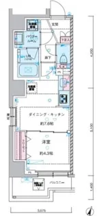 ジェノヴィア幡ヶ谷【3階】の間取り