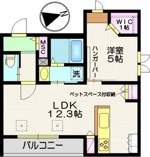 コンフォートピア【3階】の間取り
