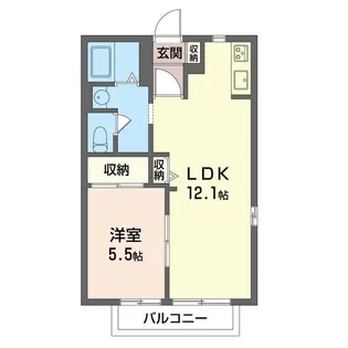 サンセレー守谷 D【1階】の間取り
