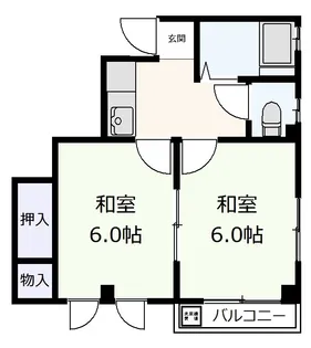 サンハイツ【3階】の間取り