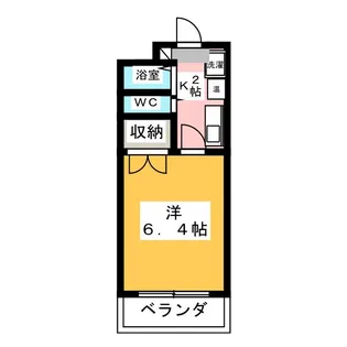 サンハウスマンヨー【1階】の間取り