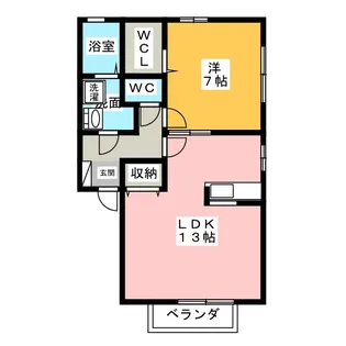 ネオステージII【2階】の間取り