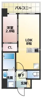 セレニテ日本橋エクラ【12階】の間取り