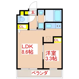 Air/Next【2階】の間取り