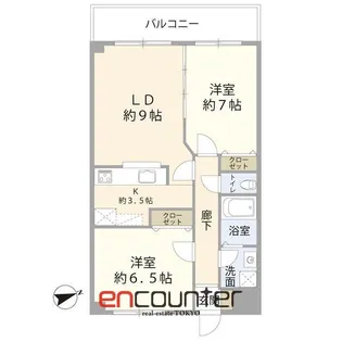SPRING COURT【3階】の間取り