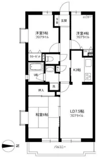 グレース桜新町【7階】の間取り