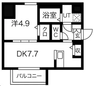 メイクス上前津IV【11階】の間取り