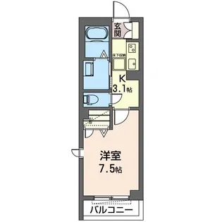 グランド アスカ【1階】の間取り