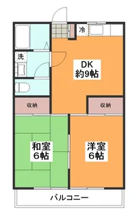 ハイム誠【2階】の間取り