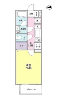 ベルク城山弐番館【3階】の間取り