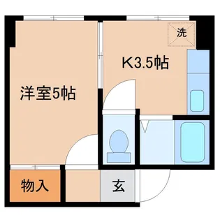 グローバル立町ビル【2階】の間取り
