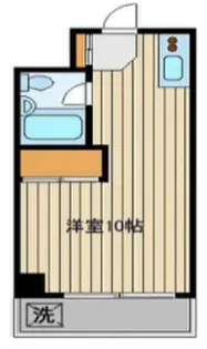 マンション小滝橋【4階】の間取り