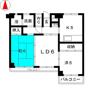 プリミエール中山【2階】の間取り