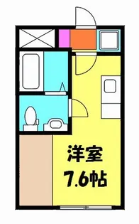 blue palette赤羽【1階】の間取り