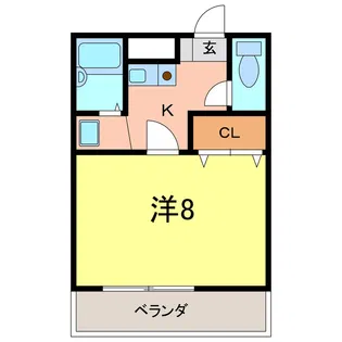 プレジール リモージュ【2階】の間取り