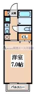 グリーンコート忍ケ丘【1階】の間取り