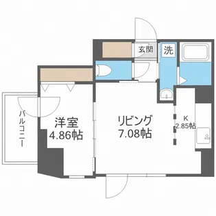 F022円山【3階】の間取り