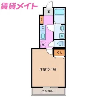 レオーネ【1階】の間取り